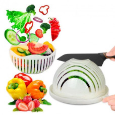 Овощерезка чашка миска Salad Cutter Bowl 3 в 1 для нарезки салатов и овощей